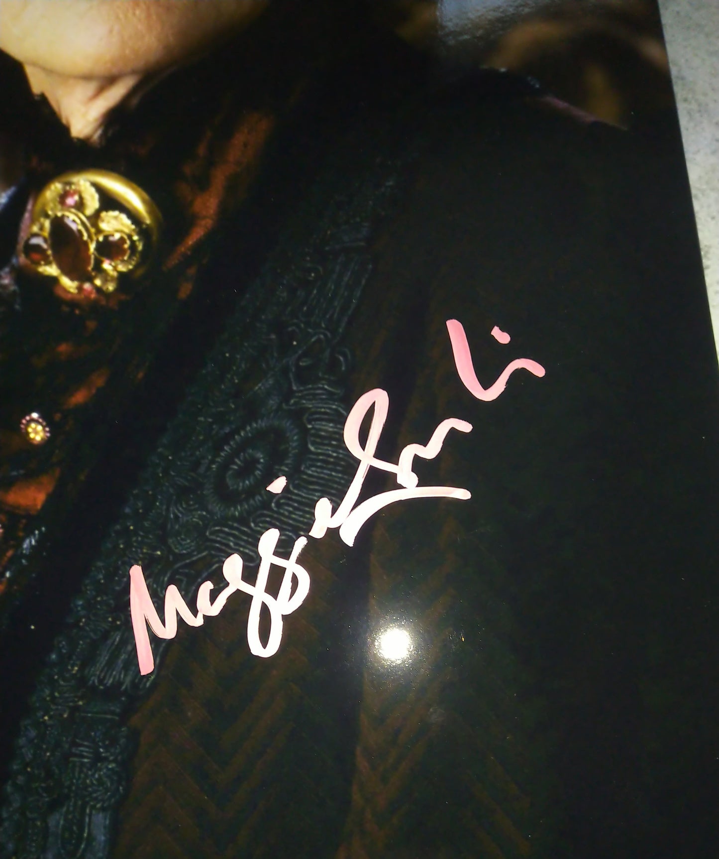 Maggie Smith Hand Signed Autograph 11x14 Photo COA Downton Abbey