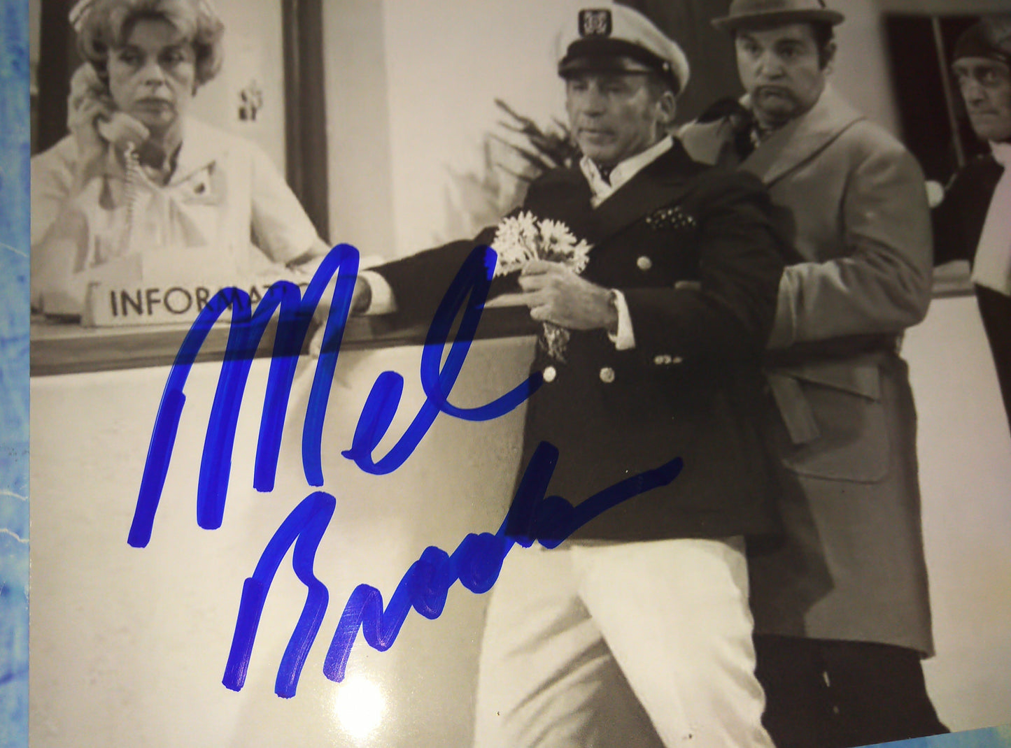 Mel Brooks Hand Signed Autograph Photo COA