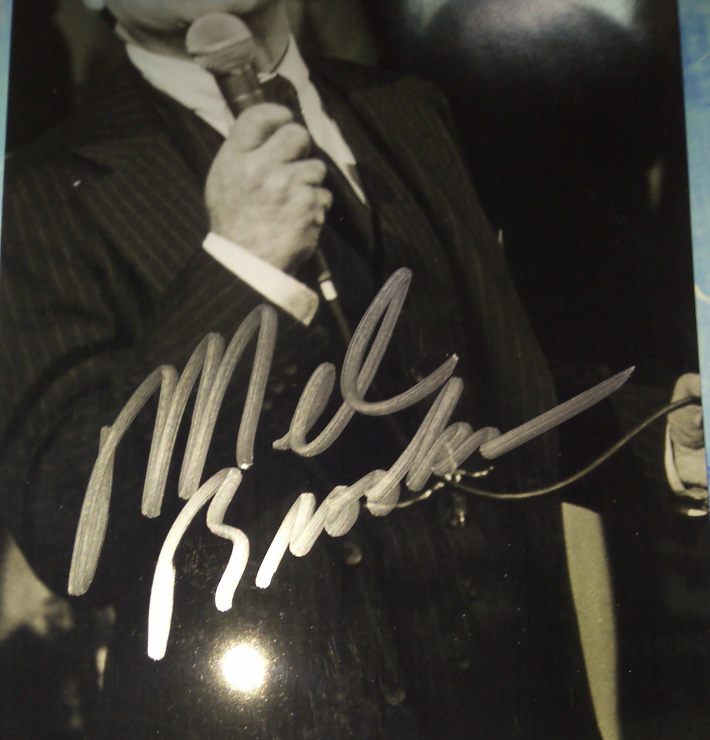 Mel Brooks Hand Signed Autograph Photo COA