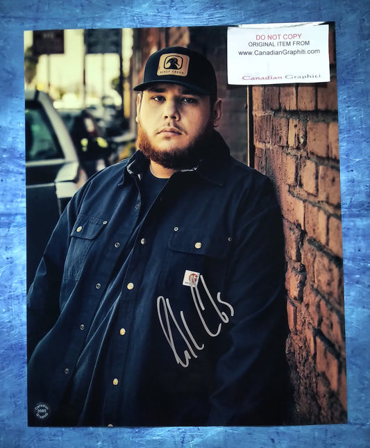 Luke Combs Hand Signed Autograph 11x14 Photo COA