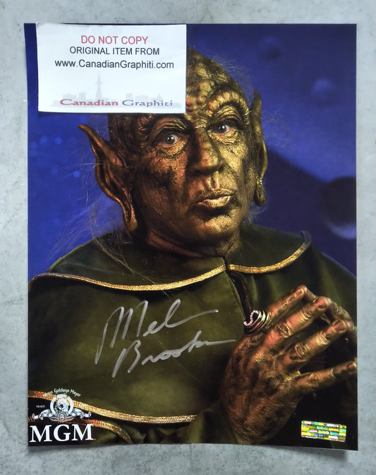 Mel Brooks Hand Signed Autograph 8x10 Photo COA Spaceballs