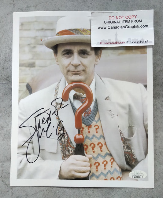 Sylvester McCoy Hand Signed Autograph 8x10 Photo COA + JSA Doctor Who