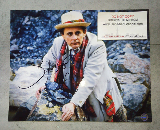 Sylvester McCoy Hand Signed Autograph 8x10 Photo COA Doctor Who