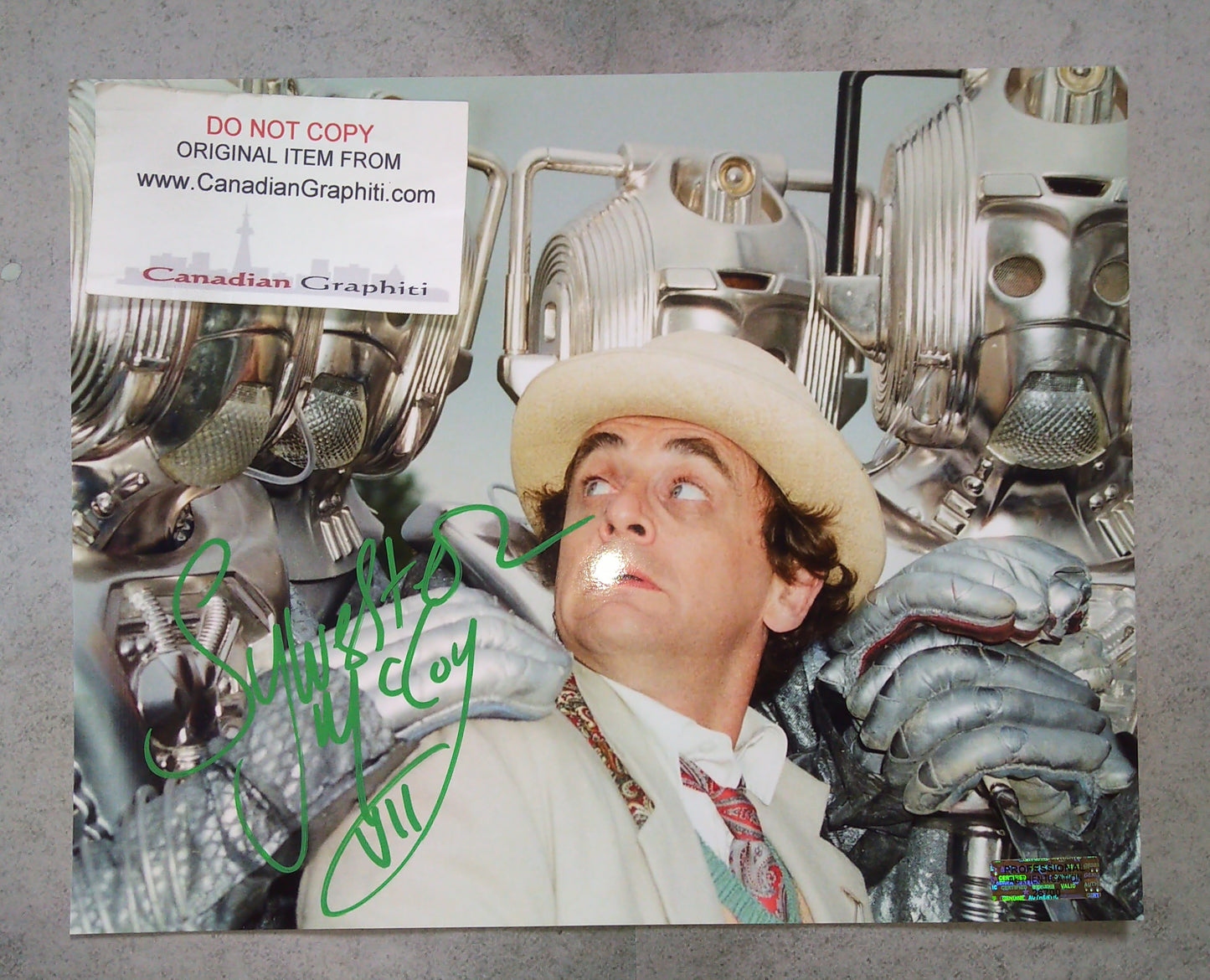 Sylvester McCoy Hand Signed Autograph 8x10 Photo COA Doctor Who