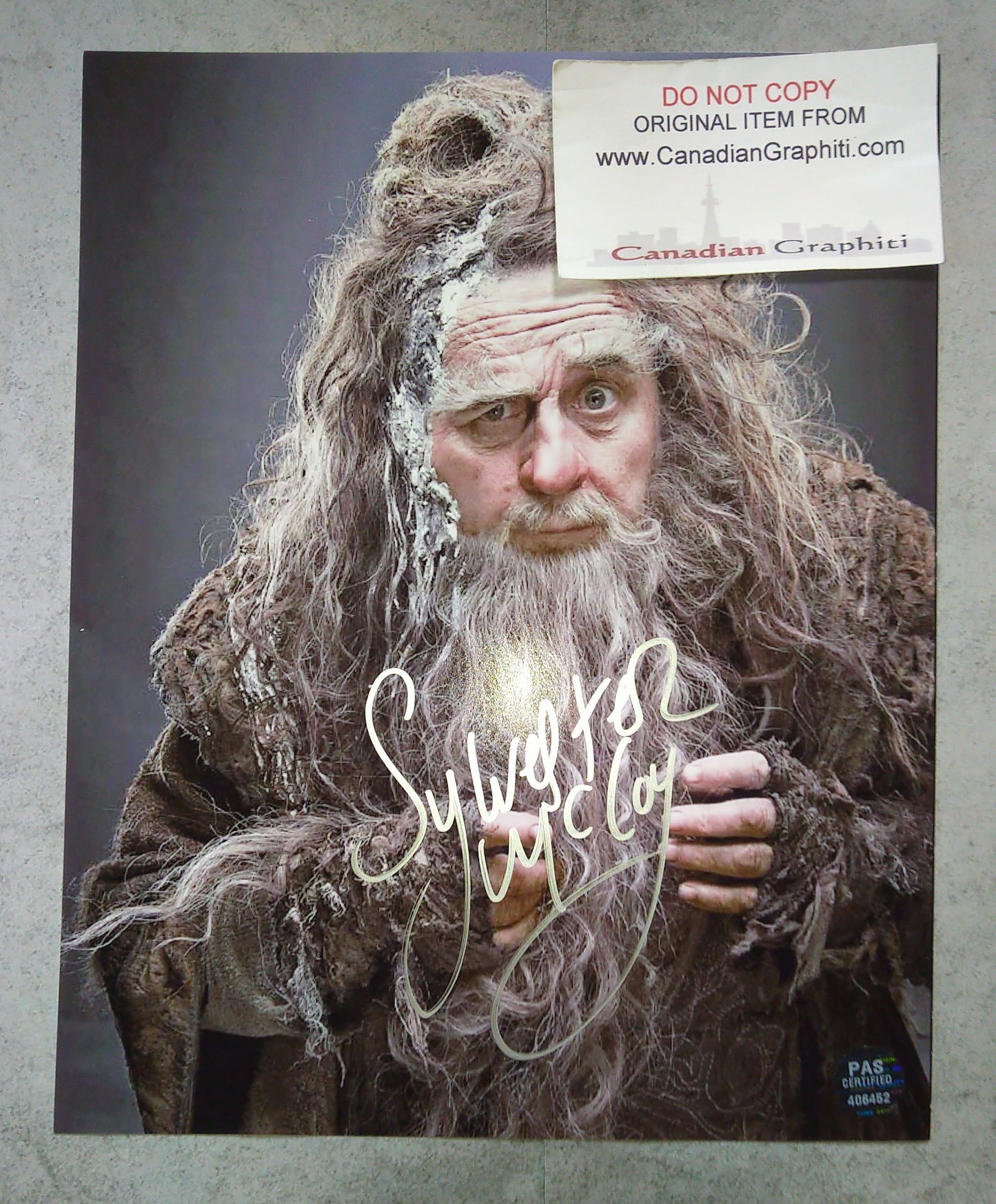 Sylvester McCoy Hand Signed Autograph 8x10 Photo COA The Hobbit