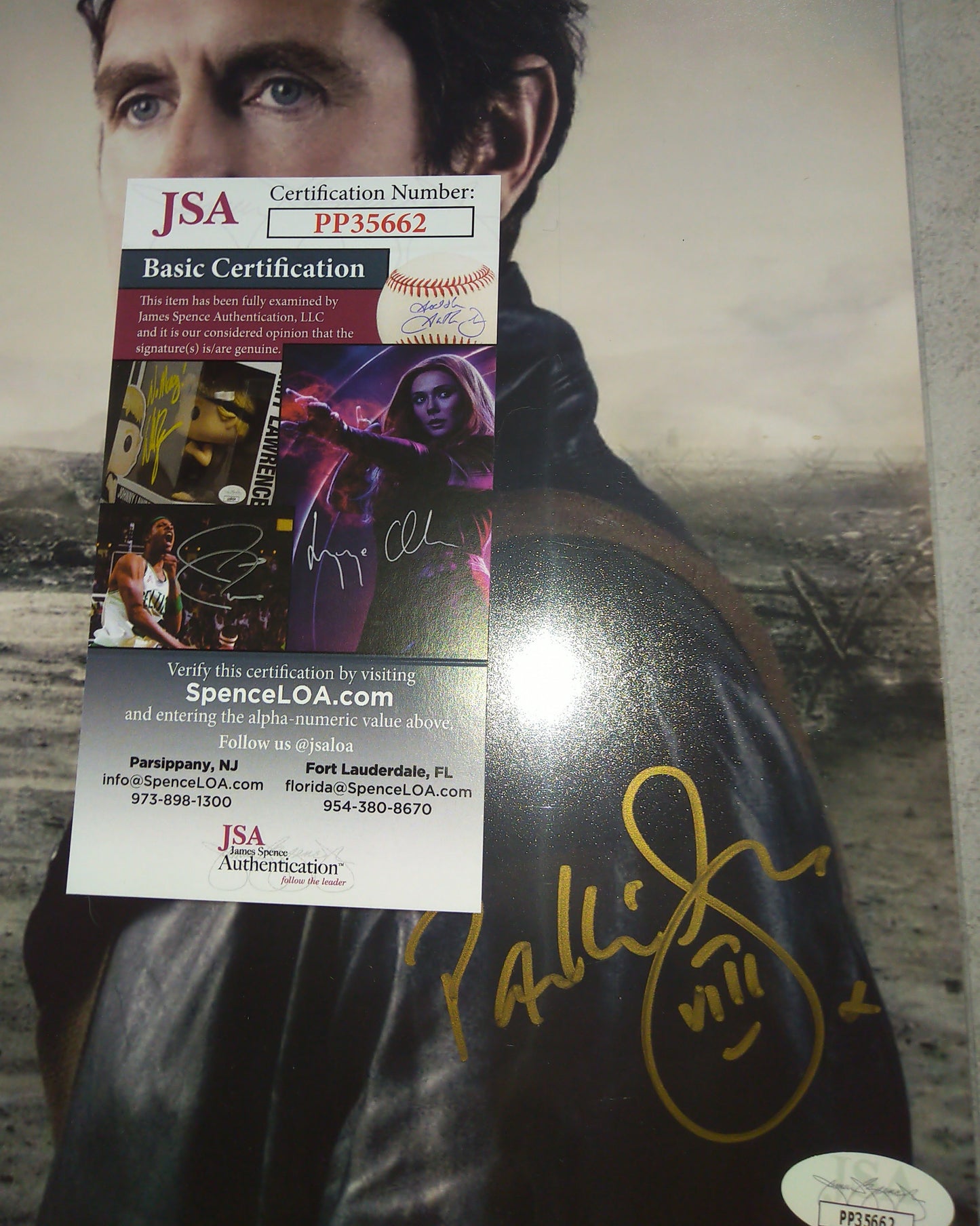 Paul McGann Hand Signed Autograph 8x10 Photo JSA COA Doctor Who