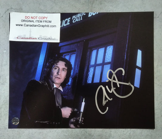 Paul McGann Hand Signed Autograph 8x10 Photo COA Doctor Who