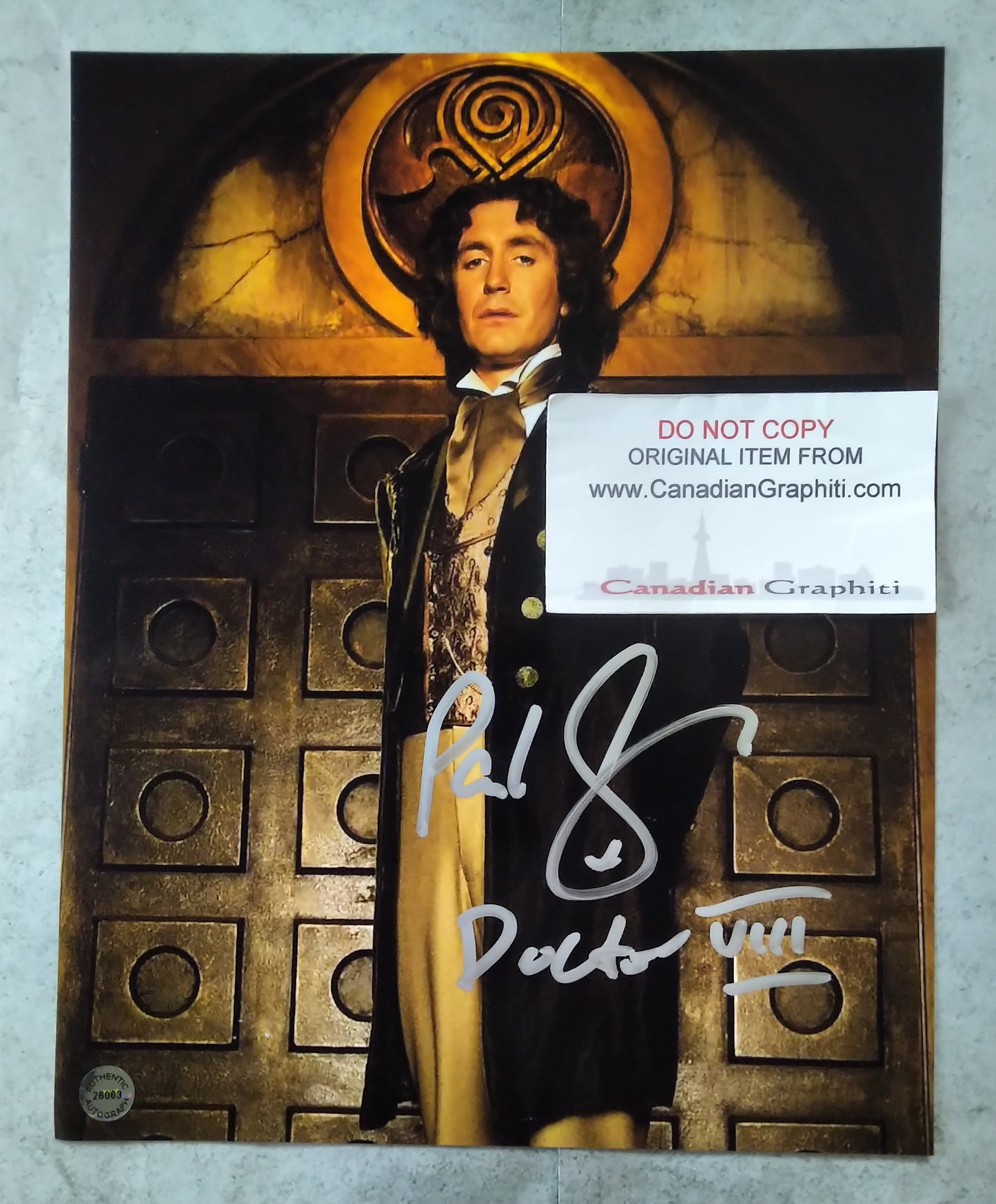 Paul McGann Hand Signed Autograph 8x10 Photo COA Doctor Who