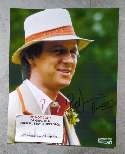 Peter Davison Hand Signed Autograph 8x10 Photo COA Doctor Who