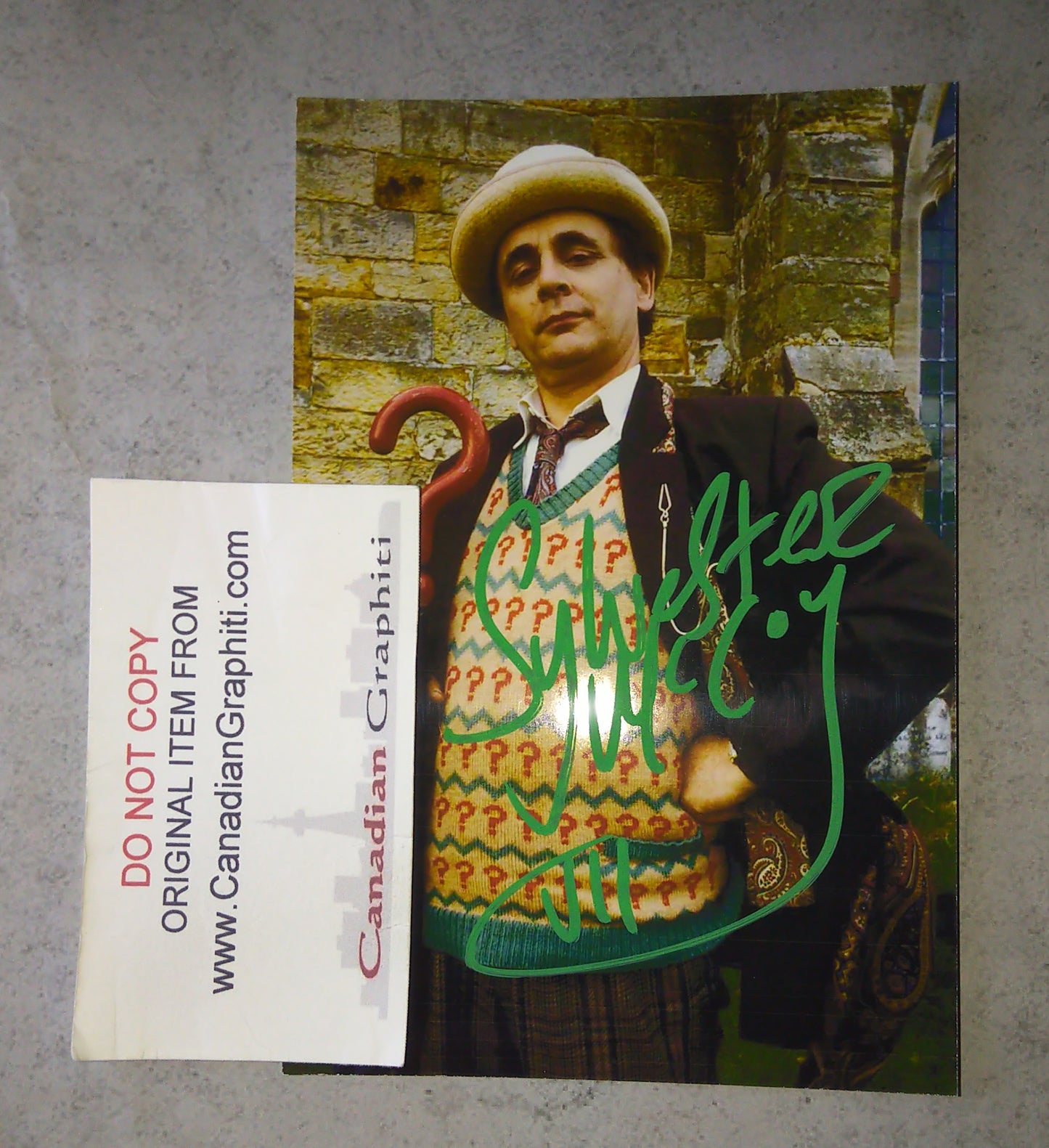 Sylvester McCoy Hand Signed Autograph Photo COA Doctor Who