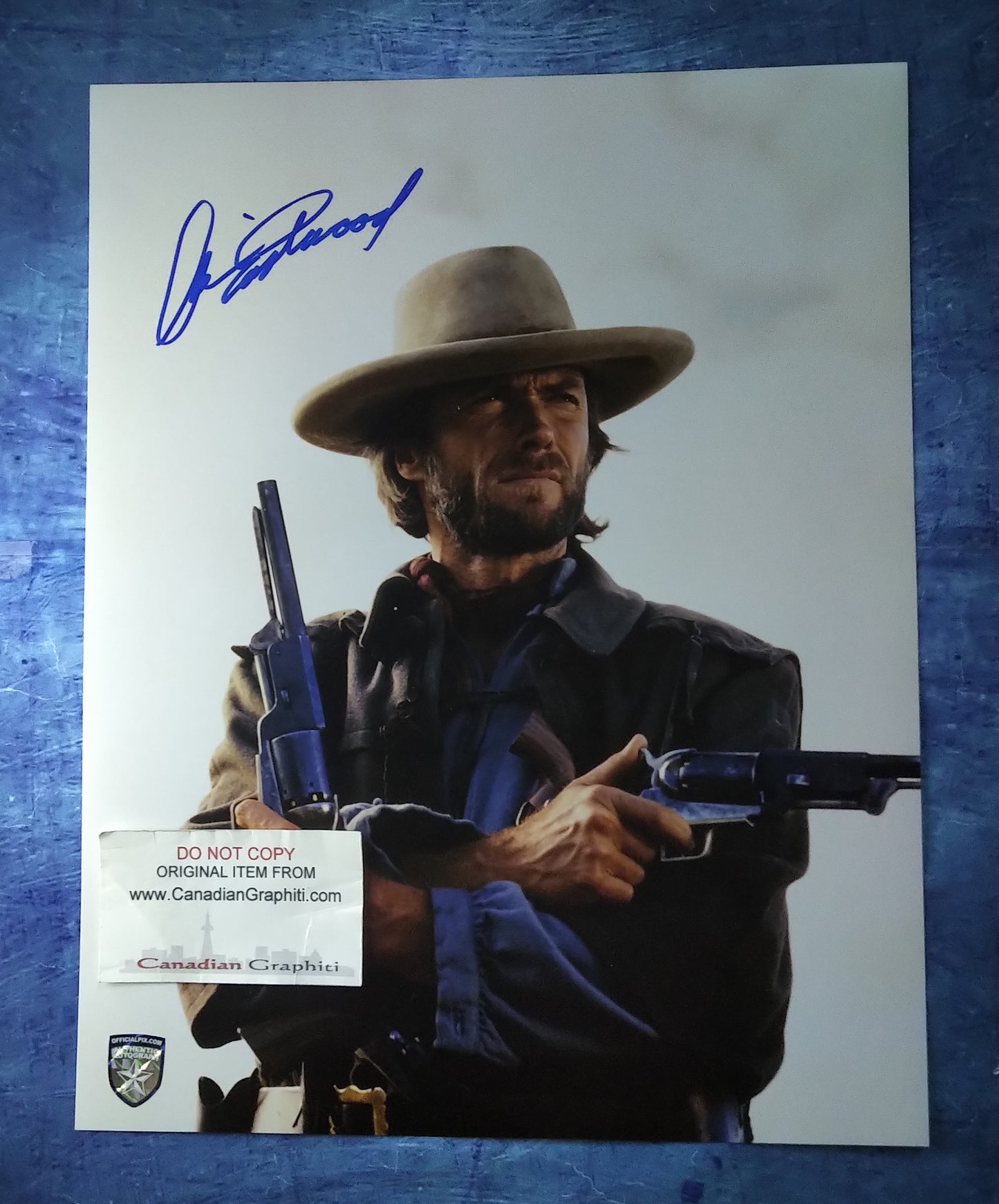 Clint Eastwood Hand Signed Autograph 11x14 Photo OPIX COA