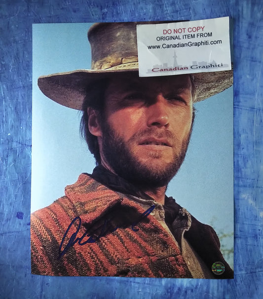 Clint Eastwood Hand Signed Autograph 8x10 Photo COA Dirty Harry