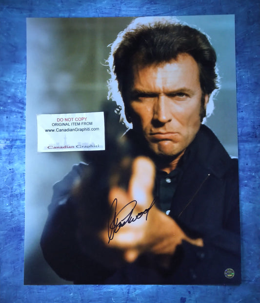 Clint Eastwood Hand Signed Autograph 11x14 Photo COA