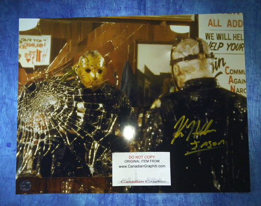 Kane Hodder Hand Signed Autograph 11x14 Photo COA Friday The 13th