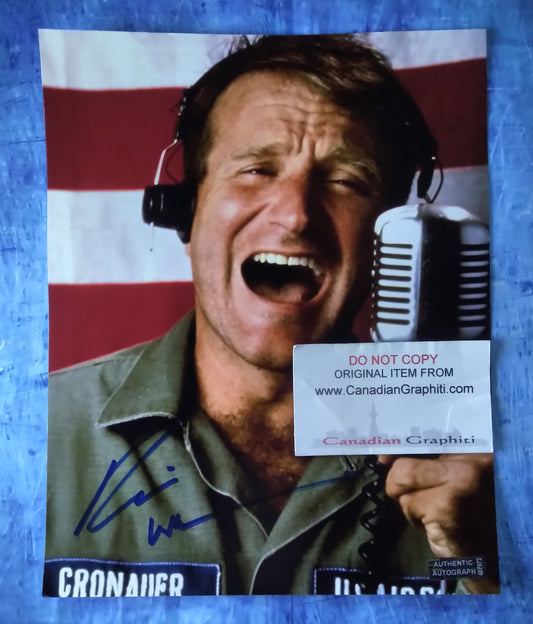 Robin Williams Hand Signed Autograph 8x10 COA Good Morning Vietnam