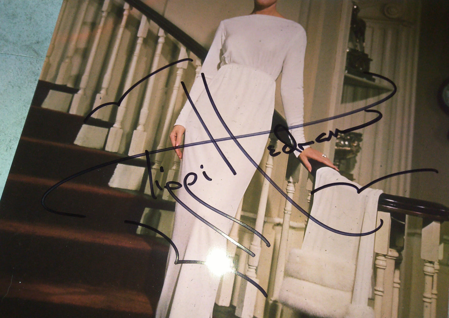 Tippi Hedren Hand Signed Autograph 8x10 Photo COA Marnie