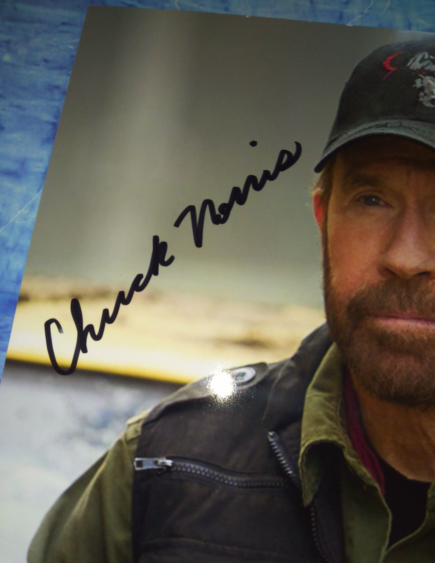 Chuck Norris Hand Signed Autograph 8x10 Photo COA