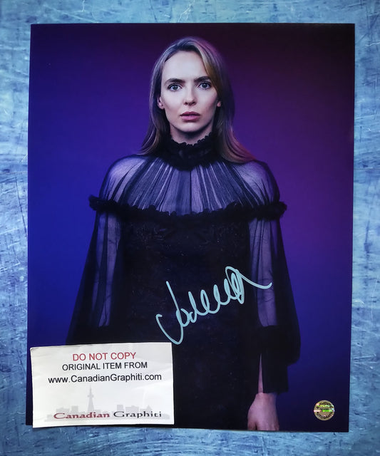 Jodie Comer Hand Signed Autograph 8x10 Photo COA Killing Eve