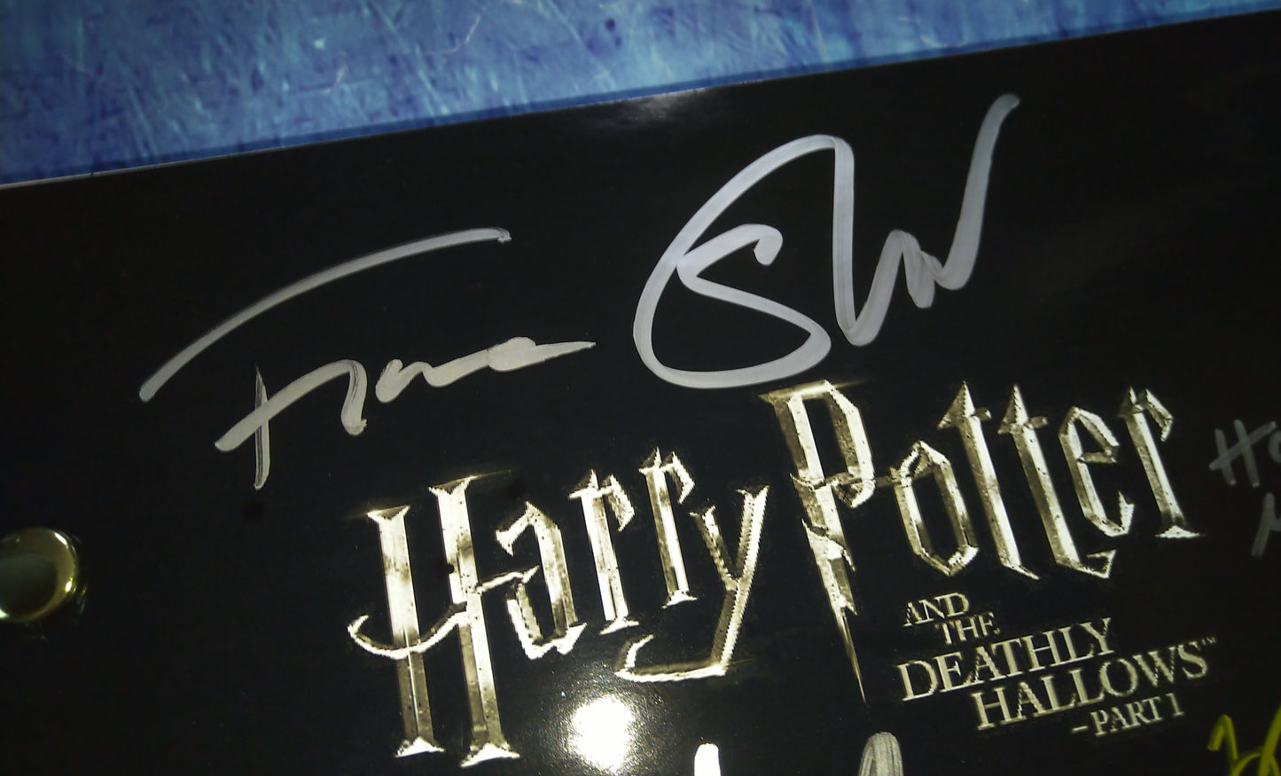 Harry Potter & The Deathly Hallows Cast Hand Signed Autograph