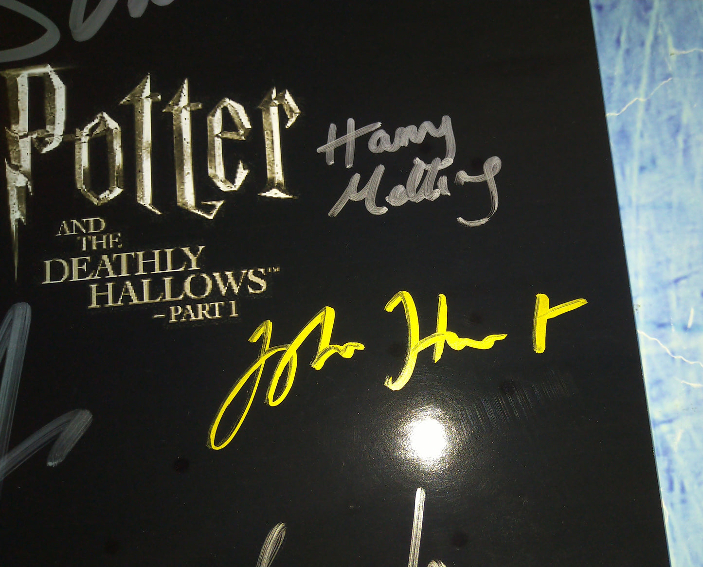 Harry Potter & The Deathly Hallows Cast Hand Signed Autograph