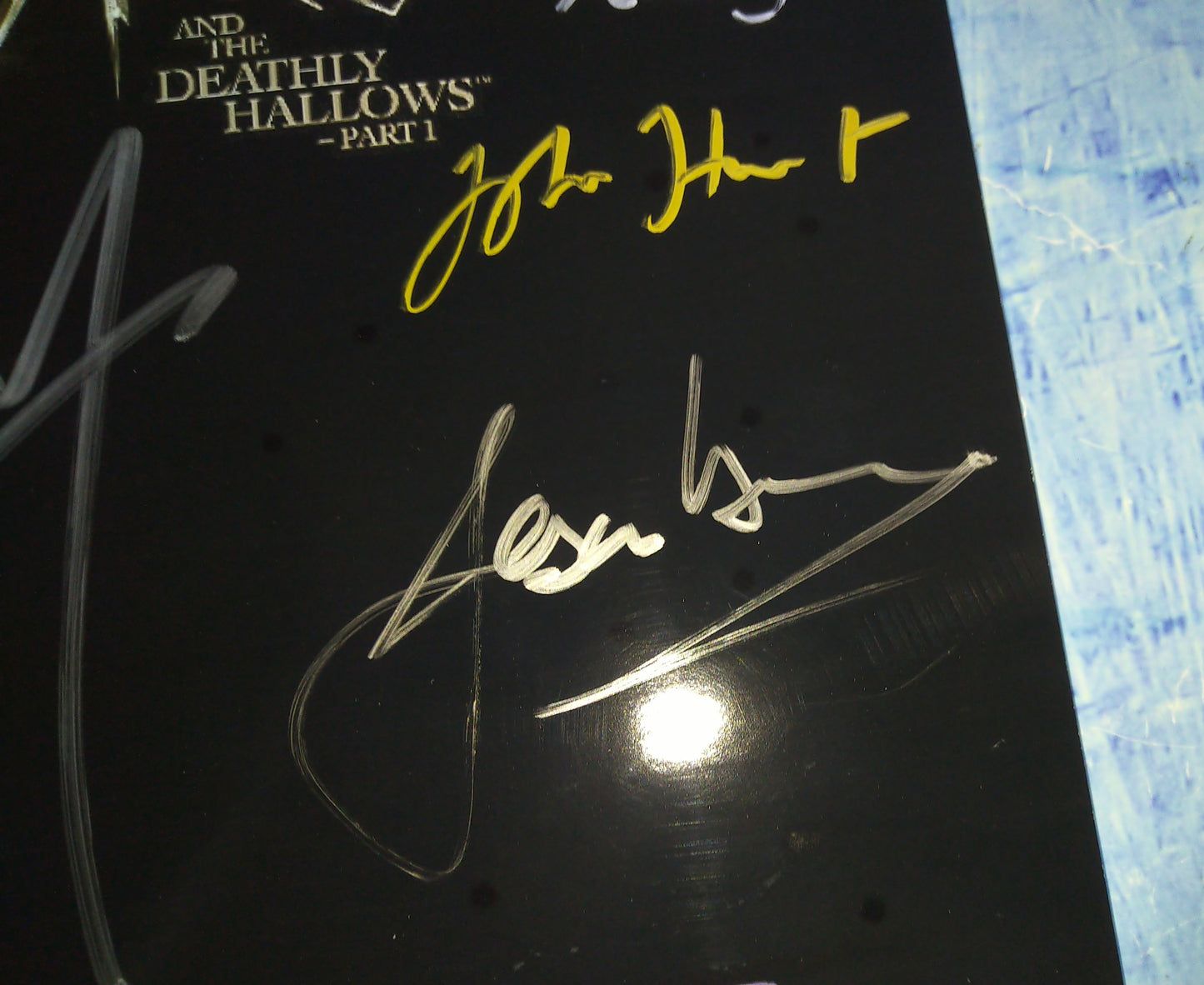 Harry Potter & The Deathly Hallows Cast Hand Signed Autograph