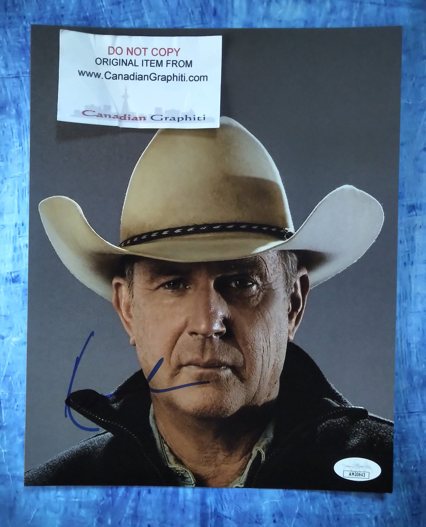 Kevin Costner Hand Signed Autograph 8x10 Photo COA + JSA Yellowstone