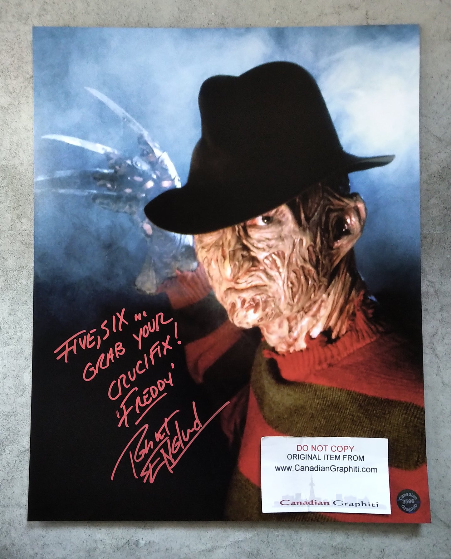 Robert Englund Hand Signed Autograph 11x14 Photo COA Freddy Krueger