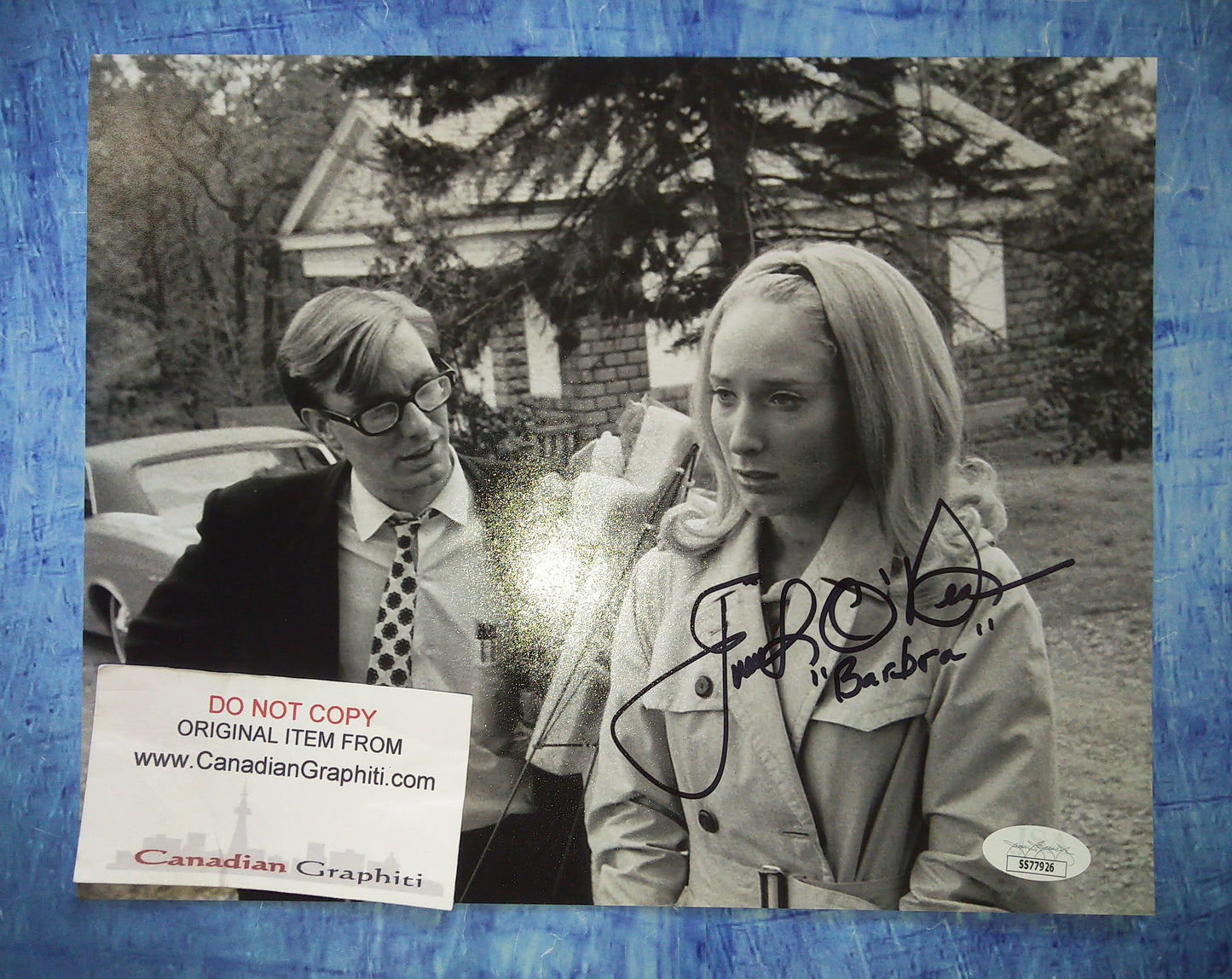 Judith O'Dea Hand Signed Autograph 8x10 Photo JSA COA Night Of The Living Dead