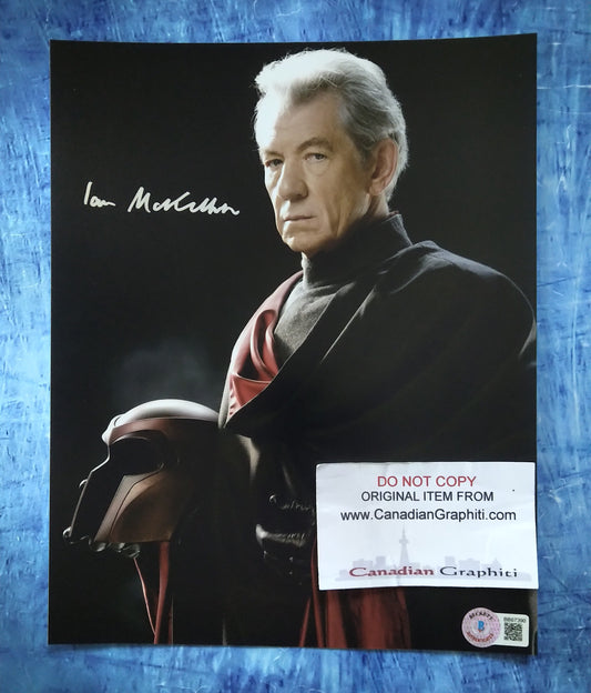 Ian McKellen Hand Signed Autograph 8x10 Photo BAS COA X-Men