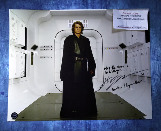 Hayden Christensen Hand Signed Autograph 11x14 Photo COA Star Wars