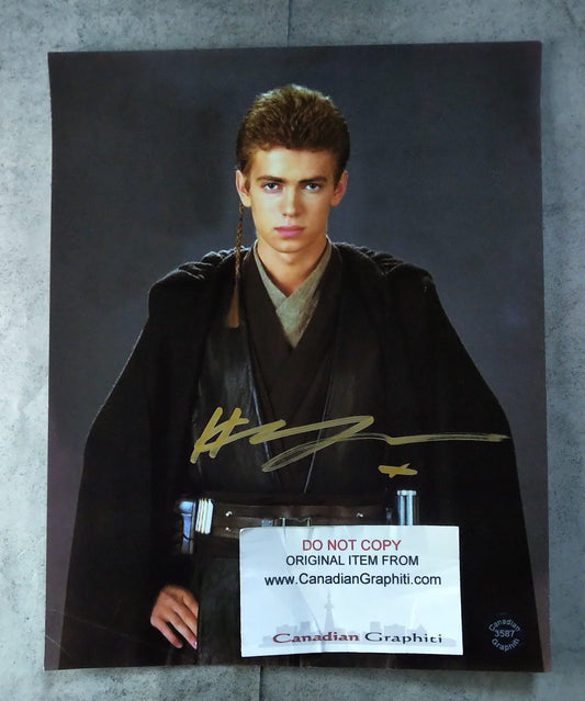 Hayden Christensen Hand Signed Autograph 8x10 Photo COA Star Wars