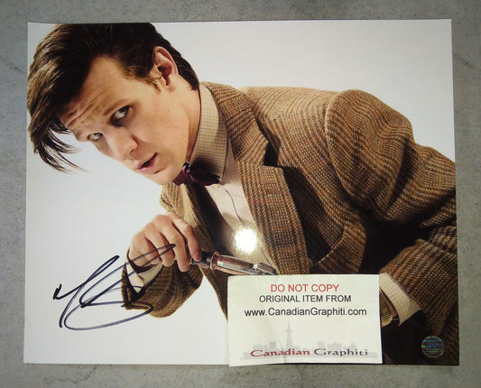 Matt Smith Hand Signed Autograph 8x10 Photo COA Doctor Who