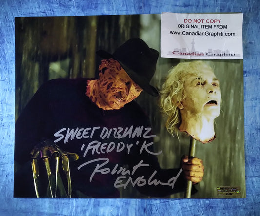 Robert Englund Hand Signed Autograph 8x10 Photo COA Nightmare On Elm Street