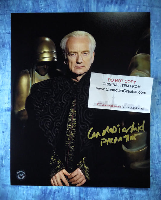 Ian McDiarmid Hand Signed Autograph 8x10 Photo COA Star Wars