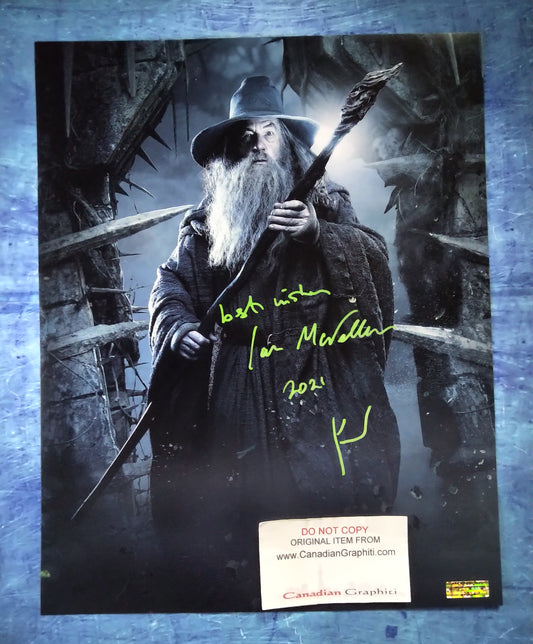 Ian McKellen Hand Signed Autograph 11x14 Photo COA Lord Of The Rings