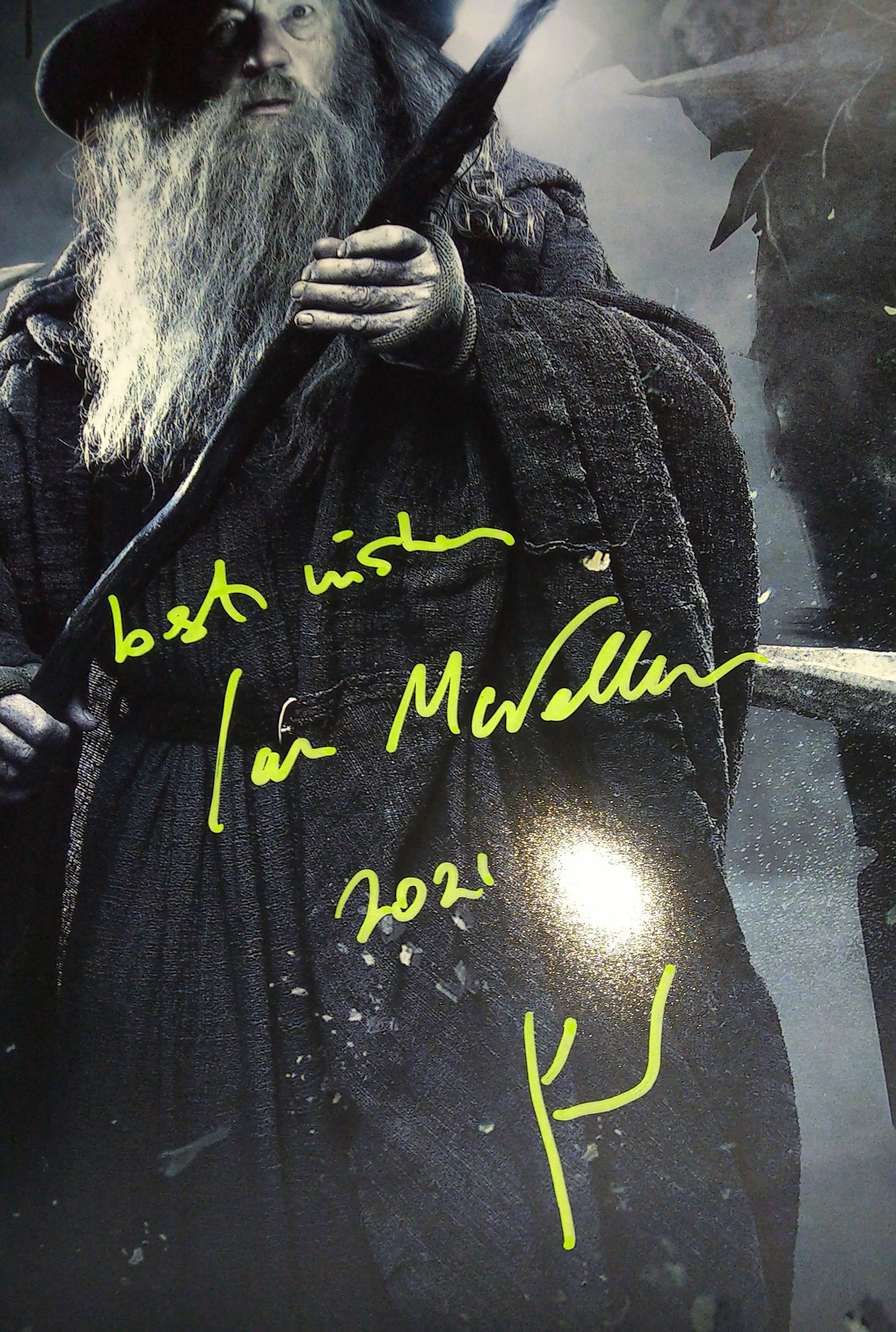 Ian McKellen Hand Signed Autograph 11x14 Photo COA Lord Of The Rings