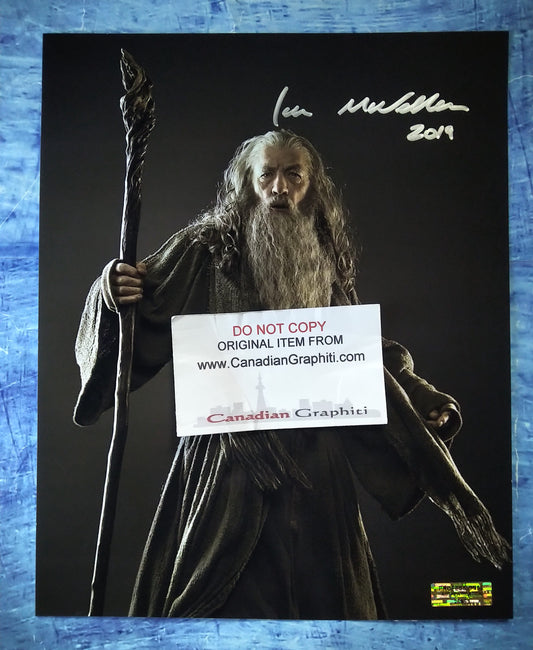 Ian McKellen Hand Signed Autograph 8x10 Photo COA Lord Of The Rings