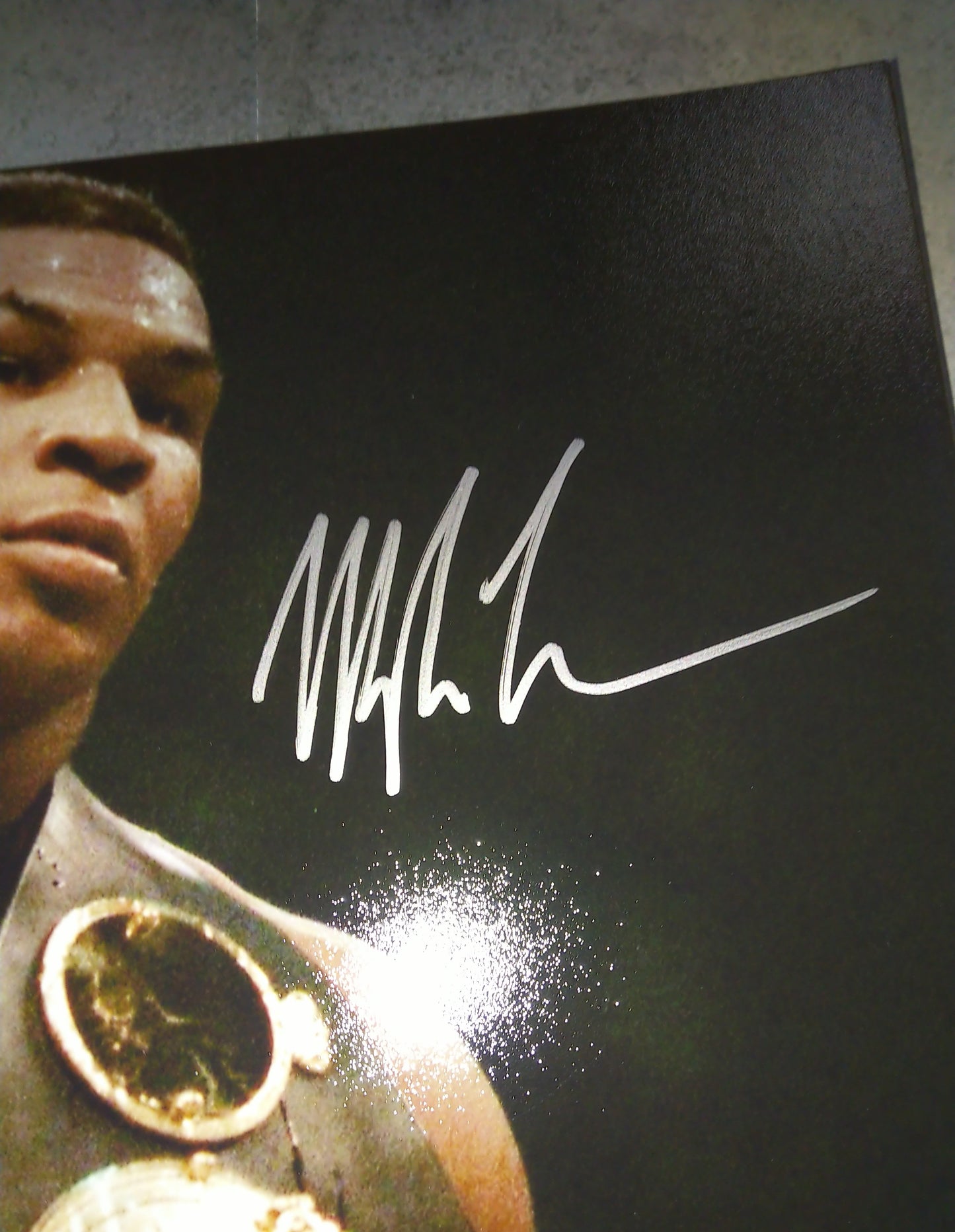 Mike Tyson Hand Signed Autograph 8x10 Photo BAS COA