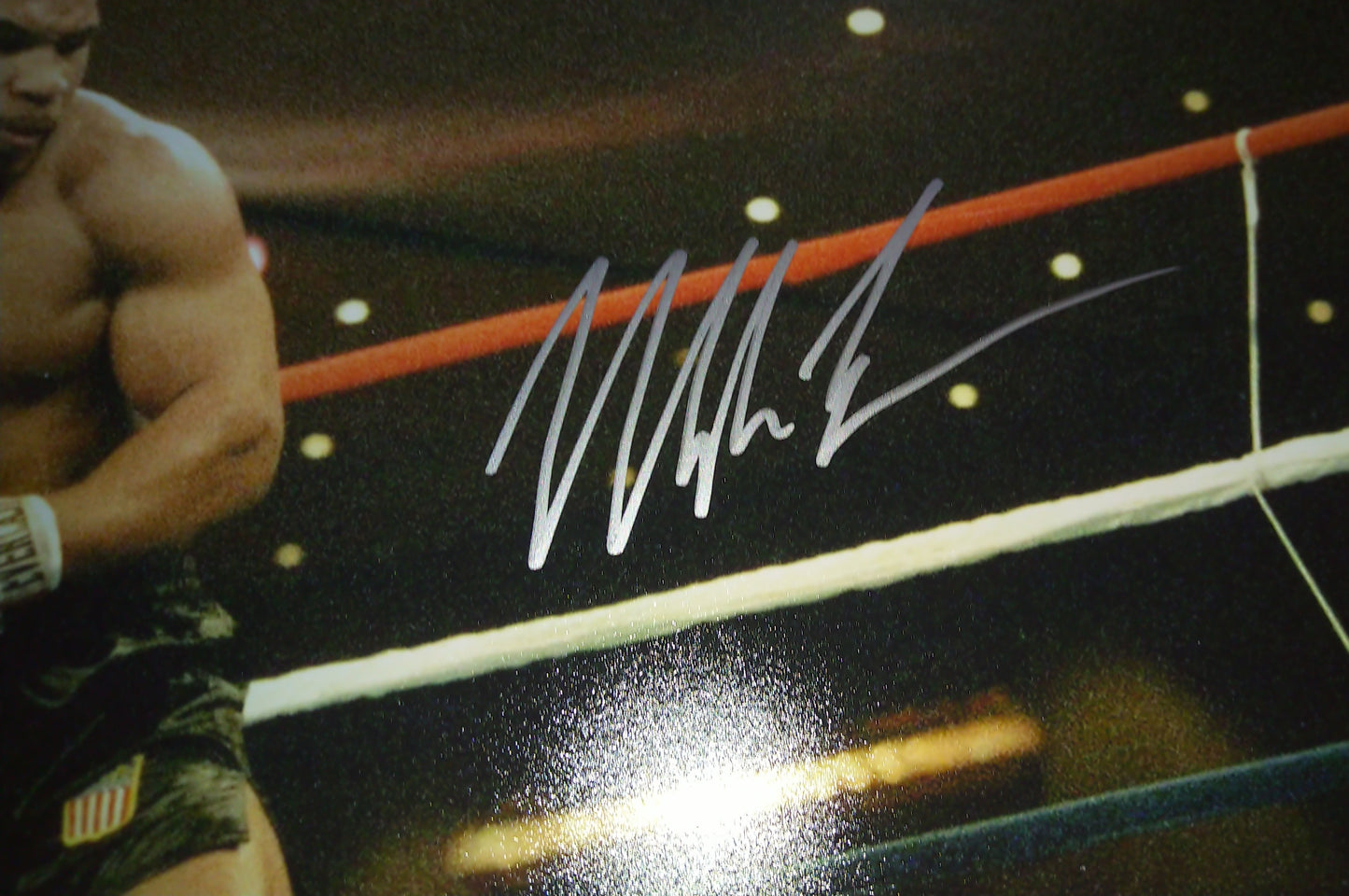 Mike Tyson Hand Signed Autograph 8x10 Photo BAS COA