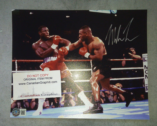 Mike Tyson Hand Signed Autograph 8x10 Photo BAS COA