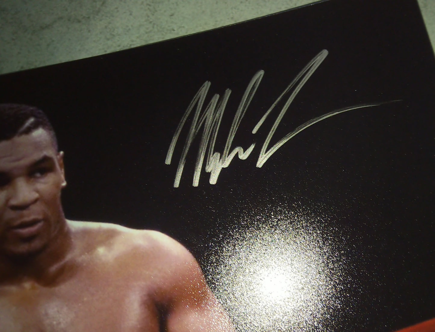 Mike Tyson Hand Signed Autograph 8x10 Photo BAS COA