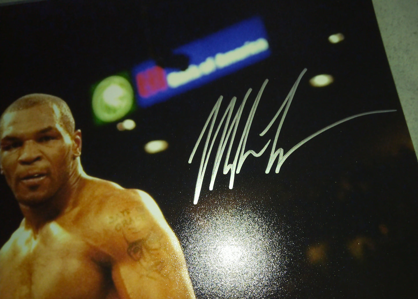 Mike Tyson Hand Signed Autograph 8x10 Photo BAS COA