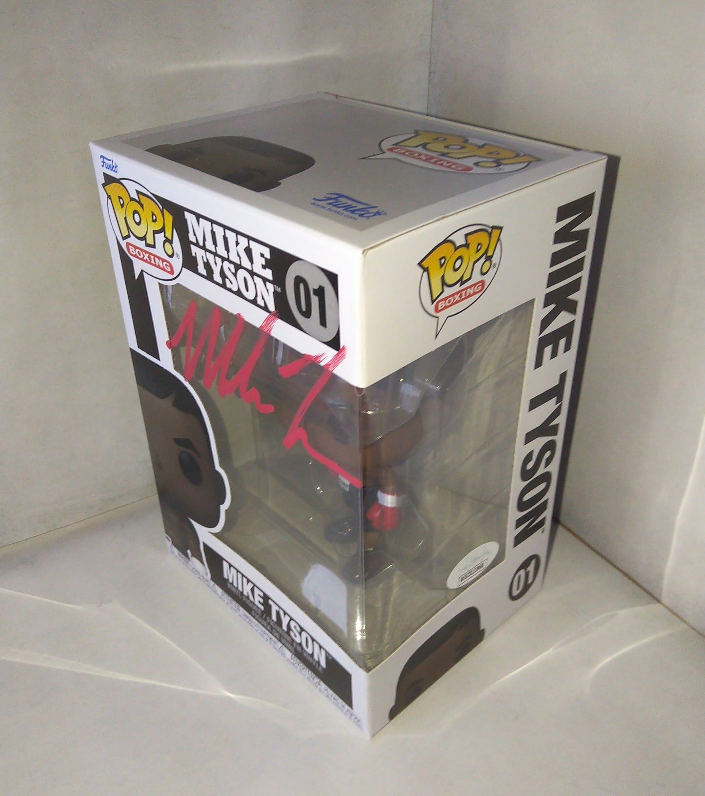 Mike Tyson Hand Signed Autograph Funko Pop JSA COA