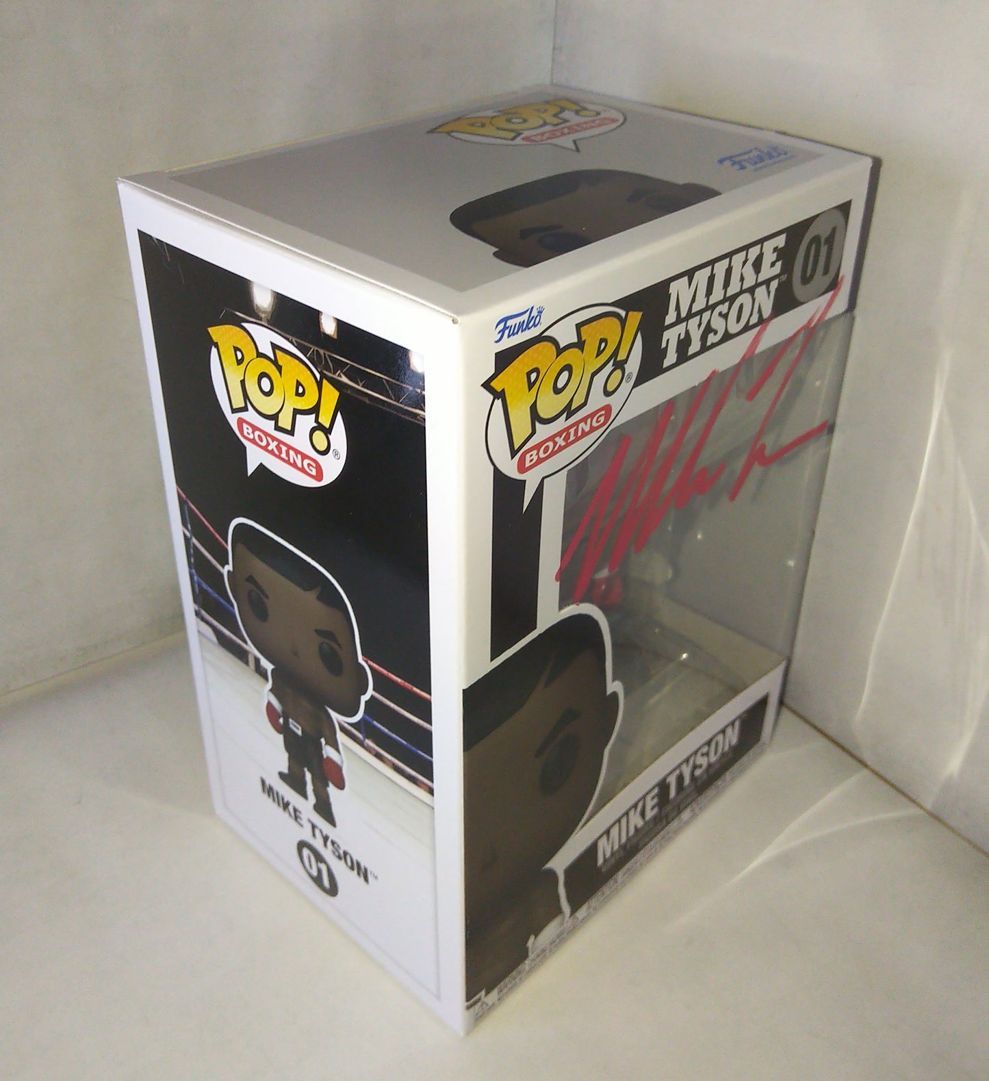 Mike Tyson Hand Signed Autograph Funko Pop JSA COA