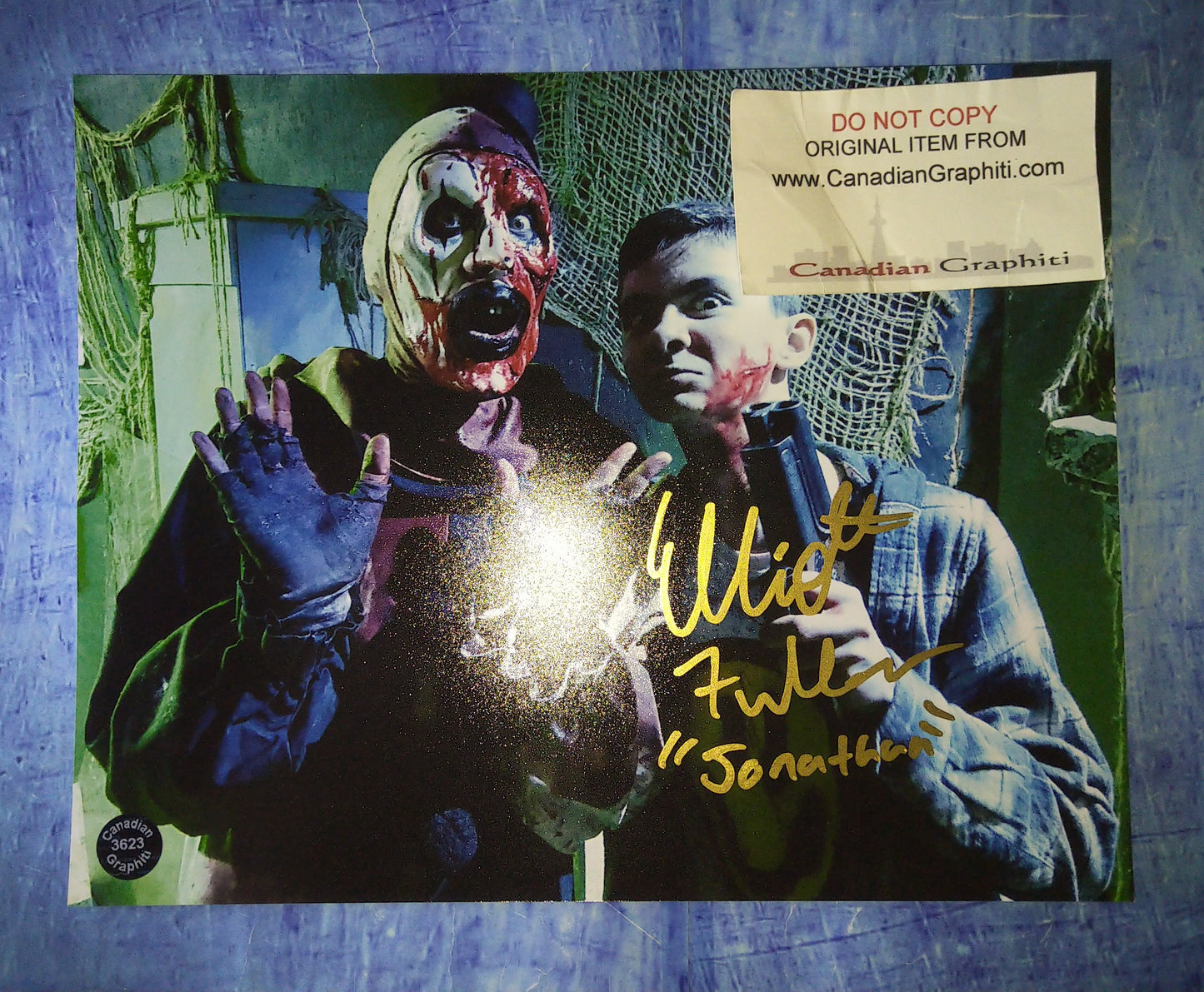 Elliott Fullam Hand Signed Autograph 8x10 Photo COA Terrifier