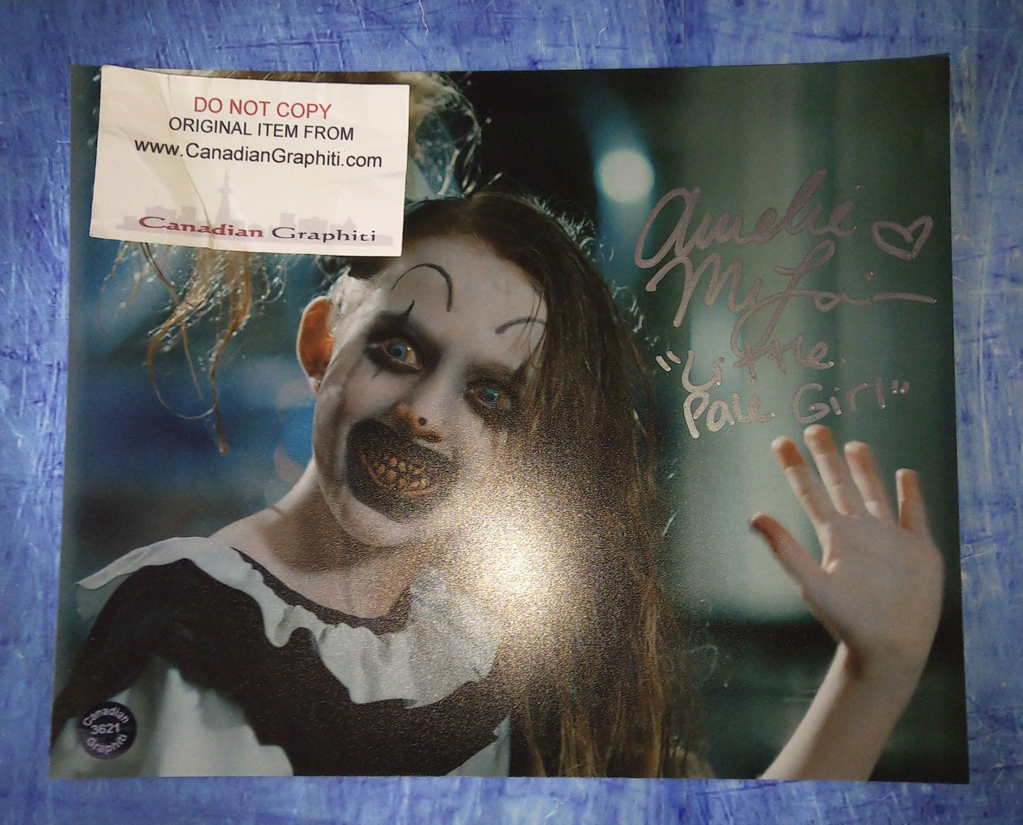 Amelie McLain Hand Signed Autograph 8x10 Photo COA Terrifier