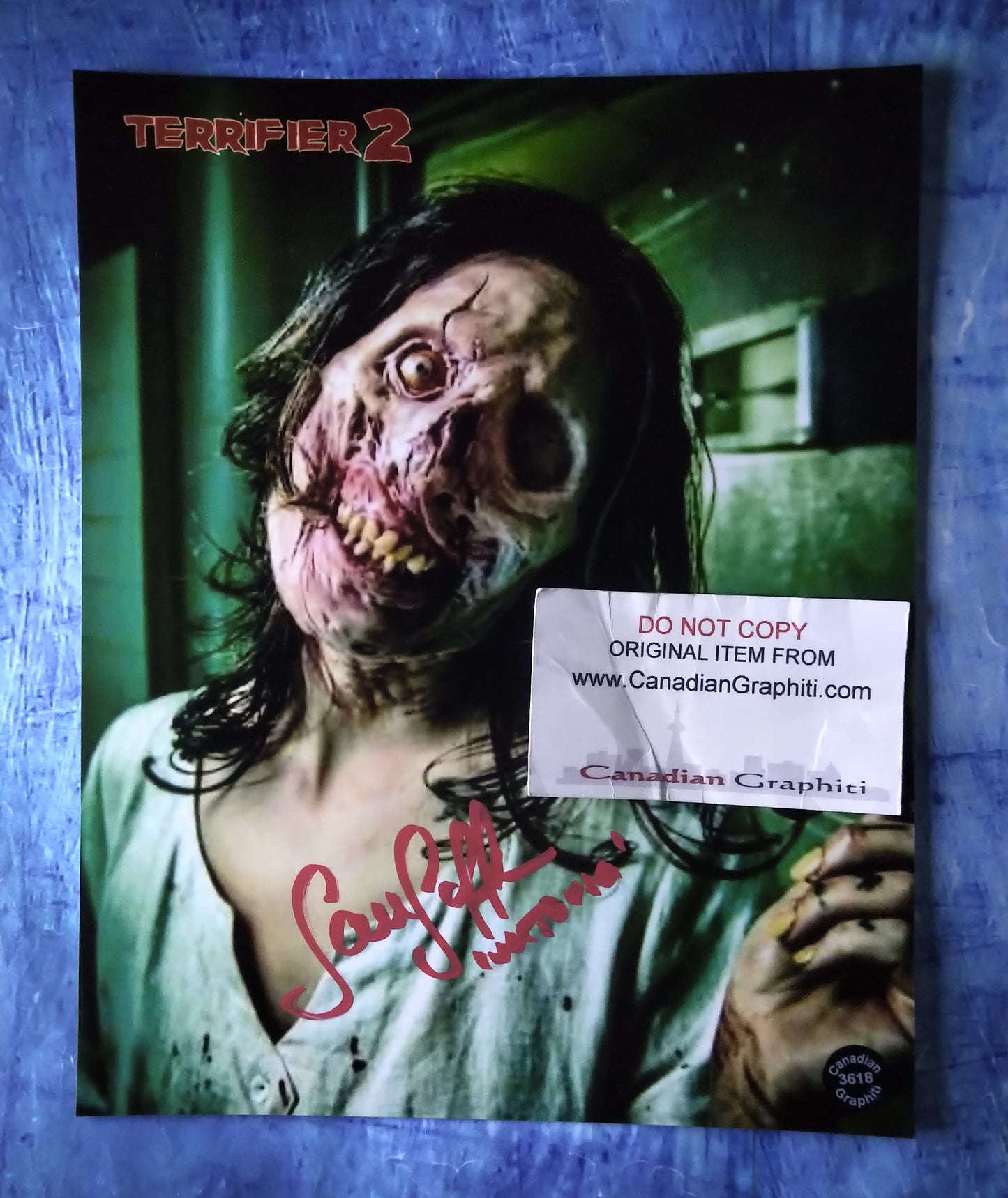 Samantha Scaffidi Hand Signed Autograph 8x10 Photo COA Terrifier