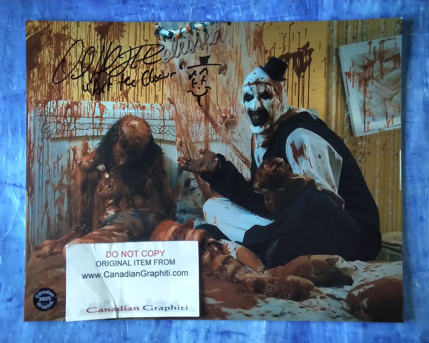 David Howard Thornton Hand Signed Autograph 8x10 Photo COA Terrifier