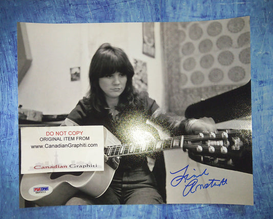 Linda Ronstadt Hand Signed Autograph 8x10 Photo PSA COA