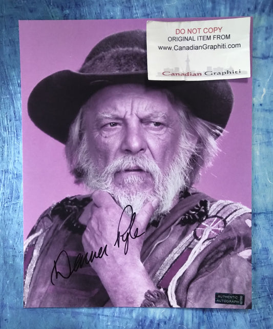 Denver Pyle Hand Signed Autograph 8x10 Photo COA Dukes Of Hazzard